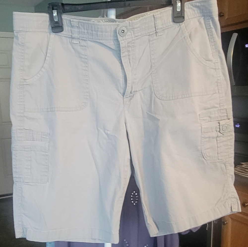 Men's Casual Cargo Shorts - Cream